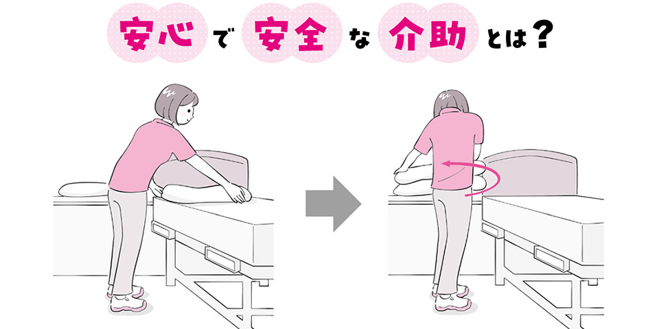 ノーリフト<sup>®</sup>ケアで　利用者も介助者も安心・安全　介助術