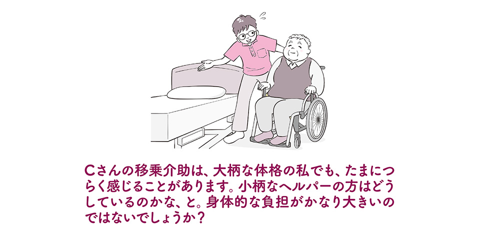 ノーリフト<sup>®</sup>ケアで　利用者も介助者も安心・安全　介助術